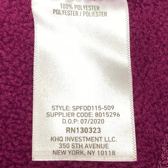 Spyder Womens Endure Full Zip Fleece Jacket Raisin Purple Gray Size Large - Picture 5 of 12